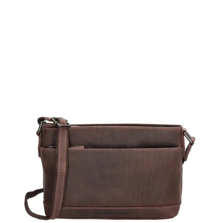 Schoudertassen|Crossbody>Hide & Stitches Japura Shoulderbag dark brown