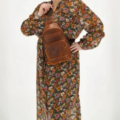 Sling Bags|Crossbody>Hide & Stitches Japura Slingbag cognac