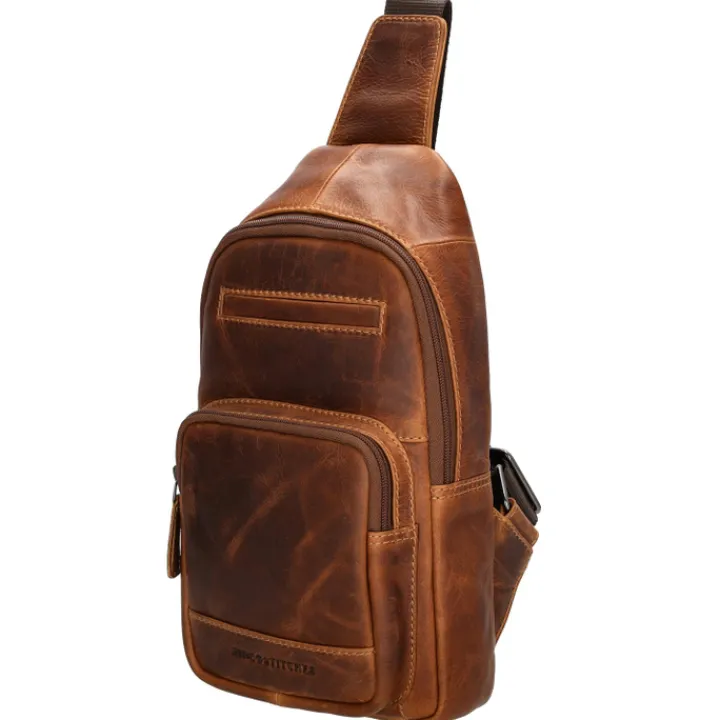 Sling Bags|Crossbody>Hide & Stitches Japura Slingbag cognac