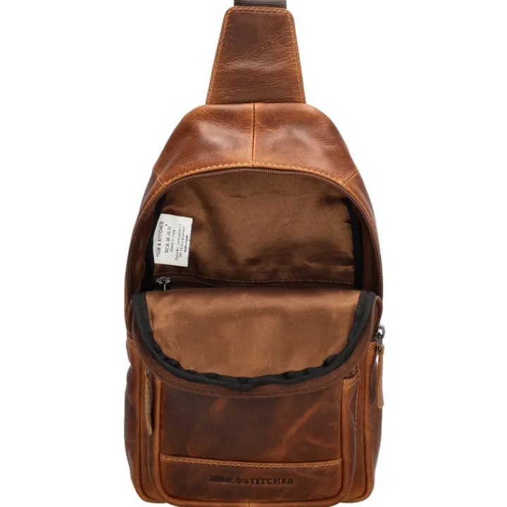 Sling Bags|Crossbody>Hide & Stitches Japura Slingbag cognac