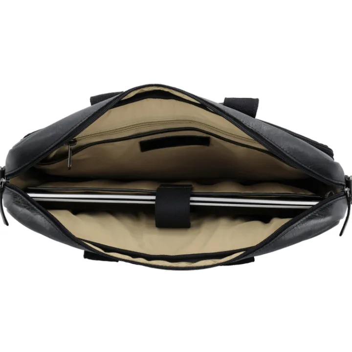15.6 Inch Laptoptassen|Laptop Schoudertassen>Hide & Stitches Next Navajo Laptopbag black