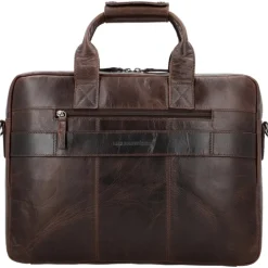 15.6 Inch Laptoptassen|Laptop Schoudertassen>Hide & Stitches Next Navajo Laptopbag darkbrown