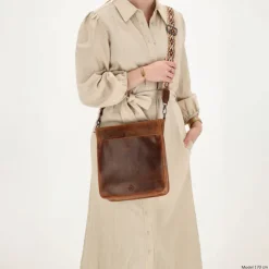 Schoudertassen|Crossbody>Hide & Stitches Next Navajo Shoulderbag brown