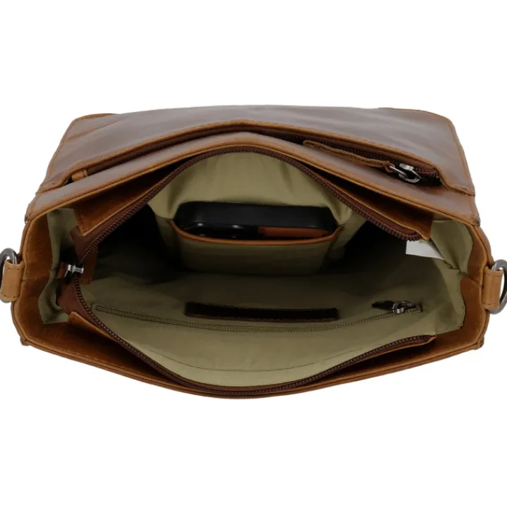 Schoudertassen|Crossbody>Hide & Stitches Next Navajo Shoulderbag brown