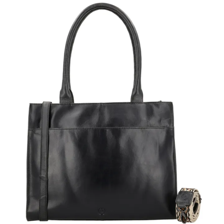 15.6 Inch Laptoptassen|Laptop Schoudertassen>Hide & Stitches Next Navajo Laptopbag black