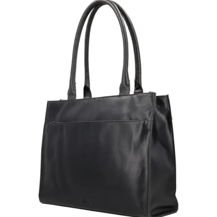 15.6 Inch Laptoptassen|Laptop Schoudertassen>Hide & Stitches Next Navajo Laptopbag black