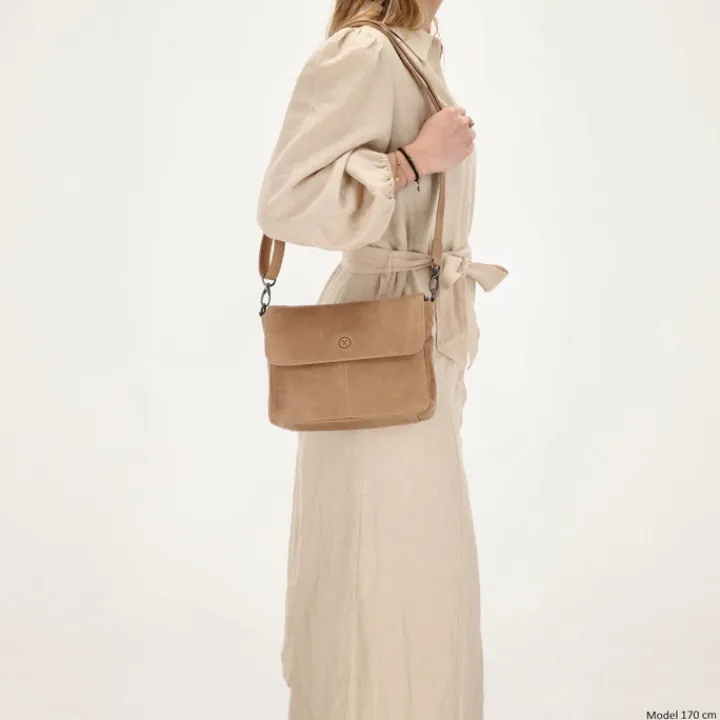 Schoudertassen|Crossbody>Hide & Stitches Next Navajo Shoulderbag sand