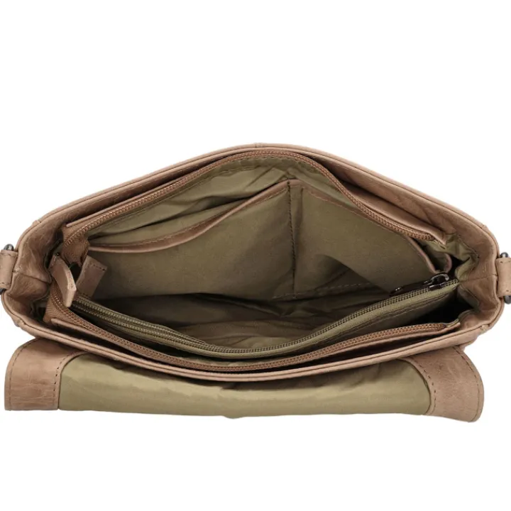Schoudertassen|Crossbody>Hide & Stitches Next Navajo Shoulderbag sand