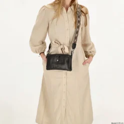 Schoudertassen|Crossbody>Hide & Stitches Next Navajo Shoulderbag black