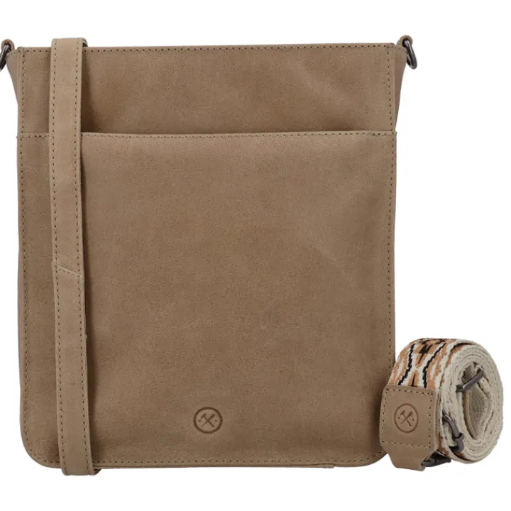 Schoudertassen|Crossbody>Hide & Stitches Next Navajo Shoulderbag sand