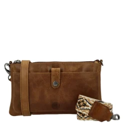Schoudertassen|Crossbody>Hide & Stitches Next Navajo Shoulderbag brown
