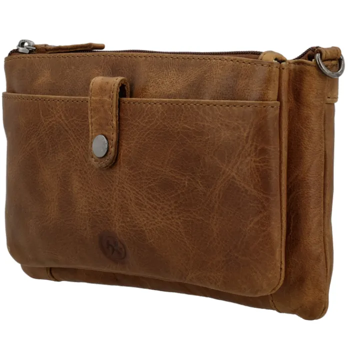 Schoudertassen|Crossbody>Hide & Stitches Next Navajo Shoulderbag brown