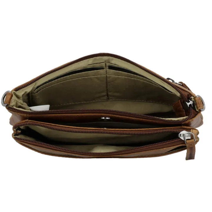 Schoudertassen|Crossbody>Hide & Stitches Next Navajo Shoulderbag brown