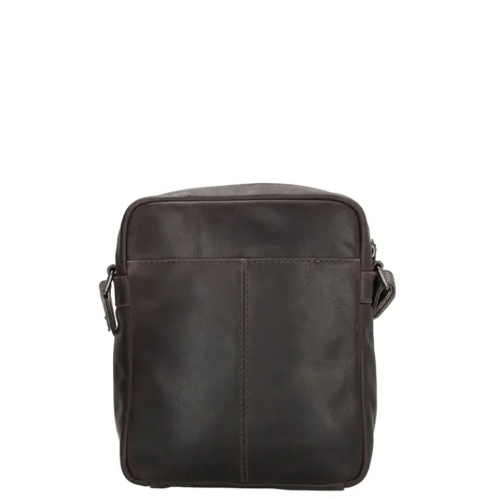 Schoudertassen|Crossbody>Hide & Stitches Next Navajo Shoulderbag dark brown