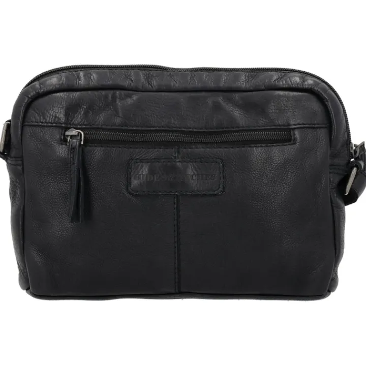 Schoudertassen|Crossbody>Hide & Stitches Paint Rock Shoulderbag black