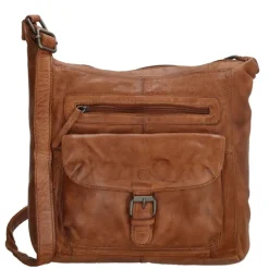 Schoudertassen|Crossbody>Hide & Stitches Paint Rock Shoulderbag cognac