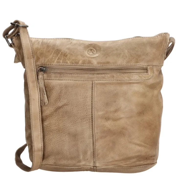 Schoudertassen|Crossbody>Hide & Stitches Paint Rock Shoulderbag sand