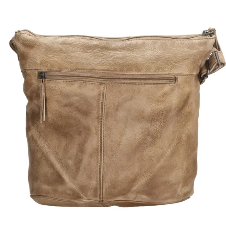Schoudertassen|Crossbody>Hide & Stitches Paint Rock Shoulderbag sand