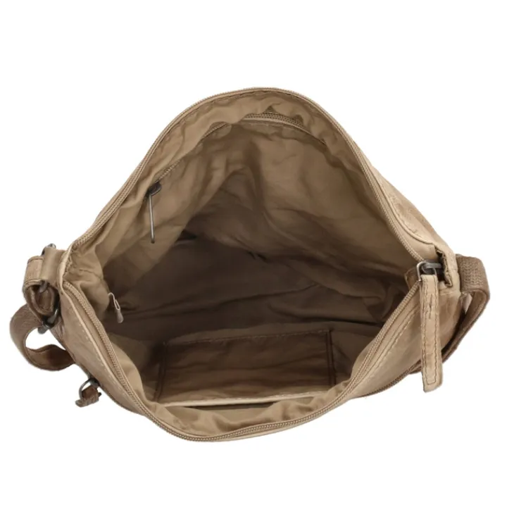 Schoudertassen|Crossbody>Hide & Stitches Paint Rock Shoulderbag sand