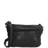 Schoudertassen|Crossbody>Hide & Stitches Paint Rock Shoulderbag Compact black
