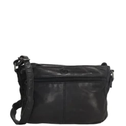 Schoudertassen|Crossbody>Hide & Stitches Paint Rock Shoulderbag Compact black