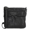 Schoudertassen|Crossbody>Hide & Stitches Paint Rock Shoulderbag High black