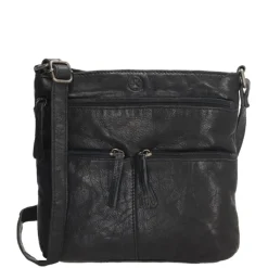Schoudertassen|Crossbody>Hide & Stitches Paint Rock Shoulderbag High black