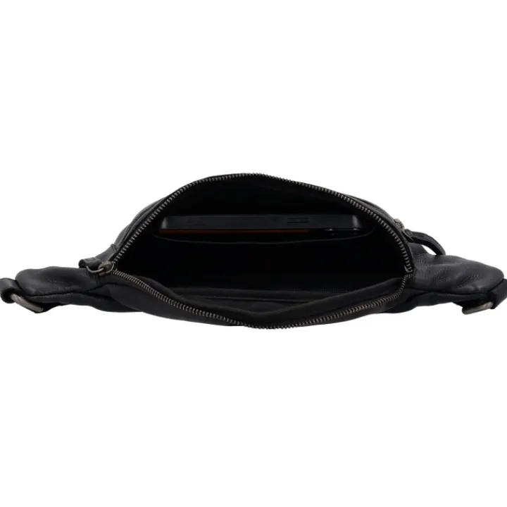 Heuptassen>Hide & Stitches Paint Rock Hipbag black
