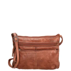 Schoudertassen|Crossbody>Hide & Stitches Paint Rock Shoulderbag cognac