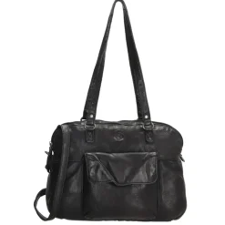 Schoudertassen|Damestassen>Hide & Stitches Paint Rock Shopper black