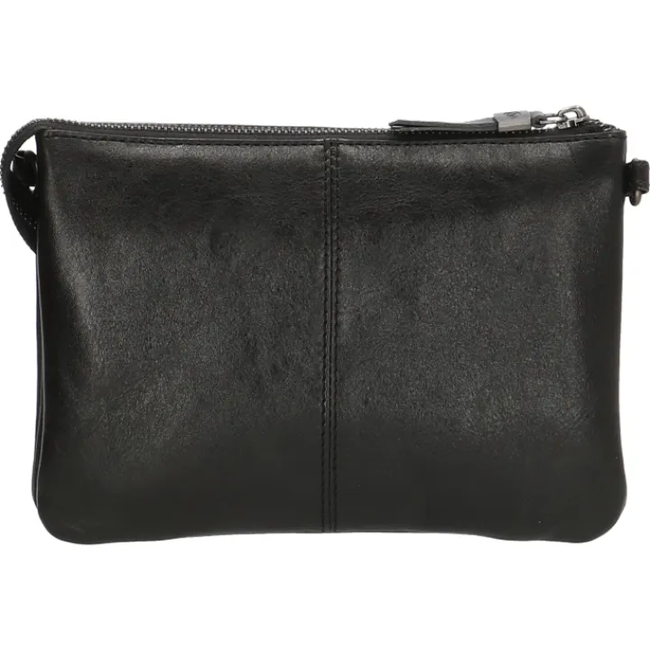 Crossbody|Schoudertassen>Hide & Stitches Porto Crossbody Tas zwart