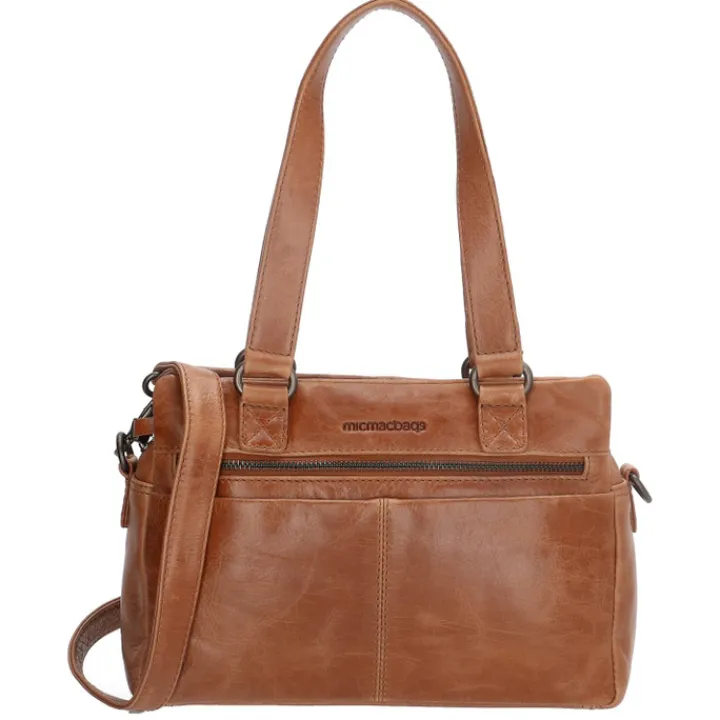 Schoudertassen|Handtassen>Hide & Stitches Porto Handtas bruin