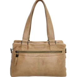 Schoudertassen|Handtassen>Hide & Stitches Porto Handtas taupe