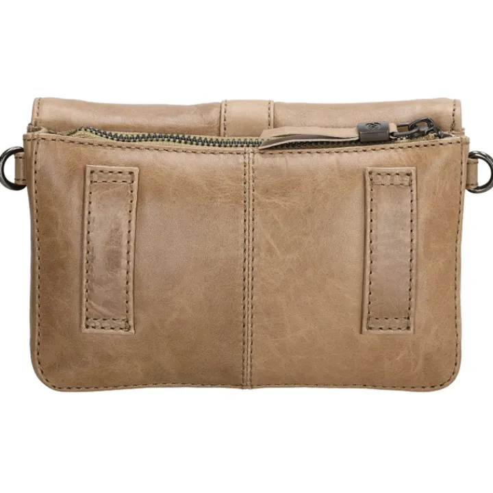 Schoudertassen|Crossbody>Hide & Stitches Porto Heuptas taupe