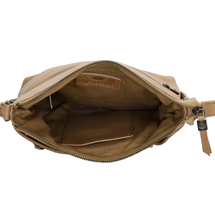 Schoudertassen|Damestassen>Hide & Stitches Porto Schoudertas taupe