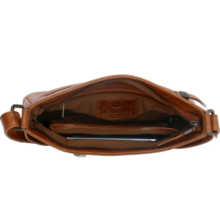 Schoudertassen|Damestassen>Hide & Stitches Porto Schoudertas bruin III