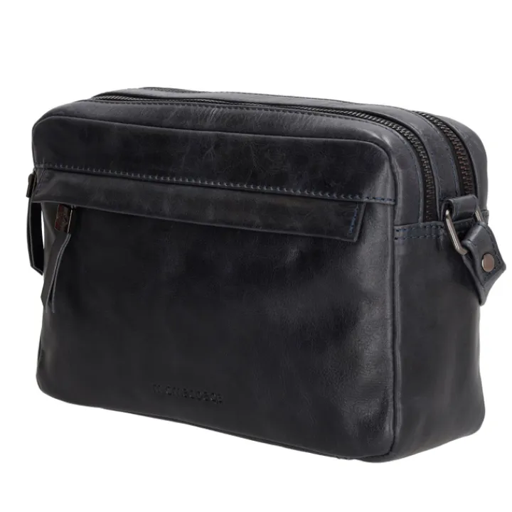 Schoudertassen|Crossbody>Hide & Stitches Porto Schoudertas II donker navy