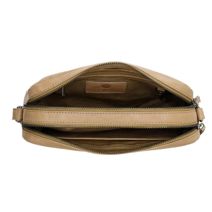 Schoudertassen|Crossbody>Hide & Stitches Porto Schoudertas II taupe