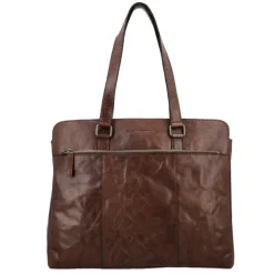 15.6 Inch Laptoptassen|Laptop Schoudertassen>Hide & Stitches Westland Laptopbag dark brown