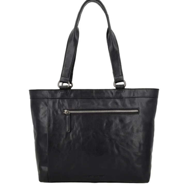 Shoppers|Schoudertassen>Hide & Stitches Westland Shopper black