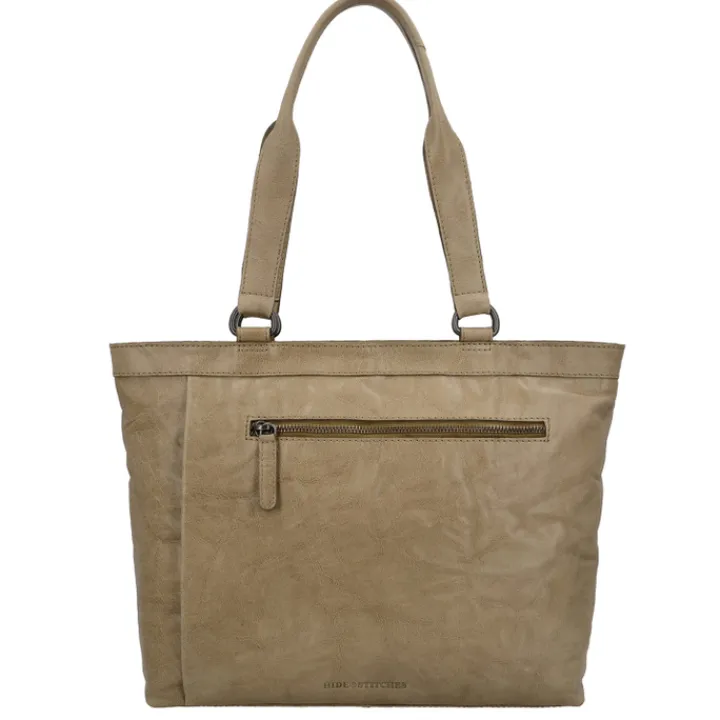 Shoppers|Schoudertassen>Hide & Stitches Westland Shopper taupe