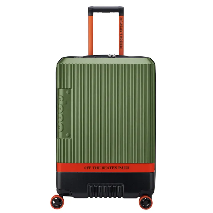 Reistrolleys|Reiskoffers>Jeep Trolley Deluxe Medium 69 Expandable green