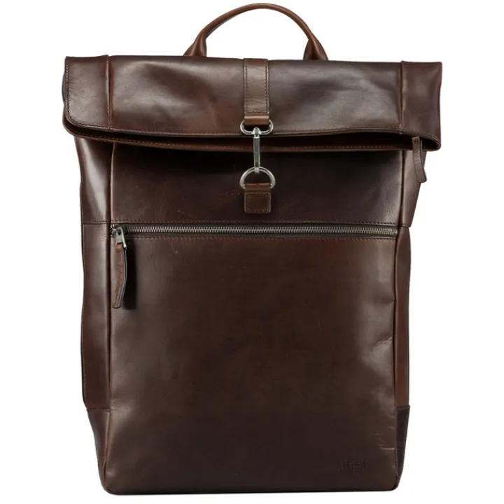 Kleine Rugzakken|15 Inch Laptoptassen>Jost Lund Messenger Backpack brown