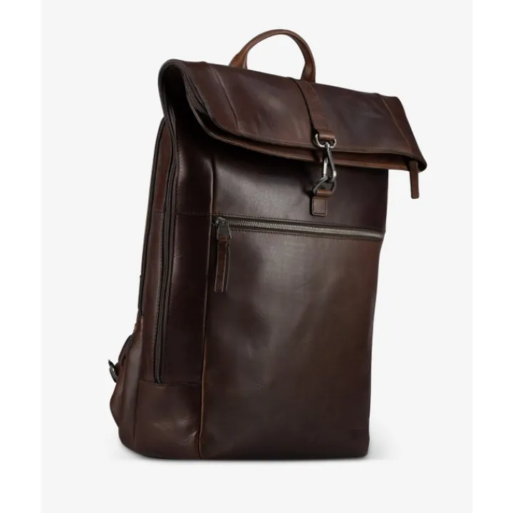 Kleine Rugzakken|15 Inch Laptoptassen>Jost Lund Messenger Backpack brown
