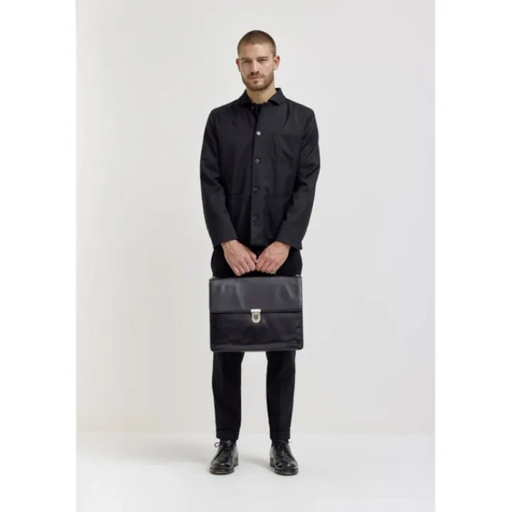 Aktetassen|15 Inch Laptoptassen>Jost Skagen Briefcase 2 Comp. black