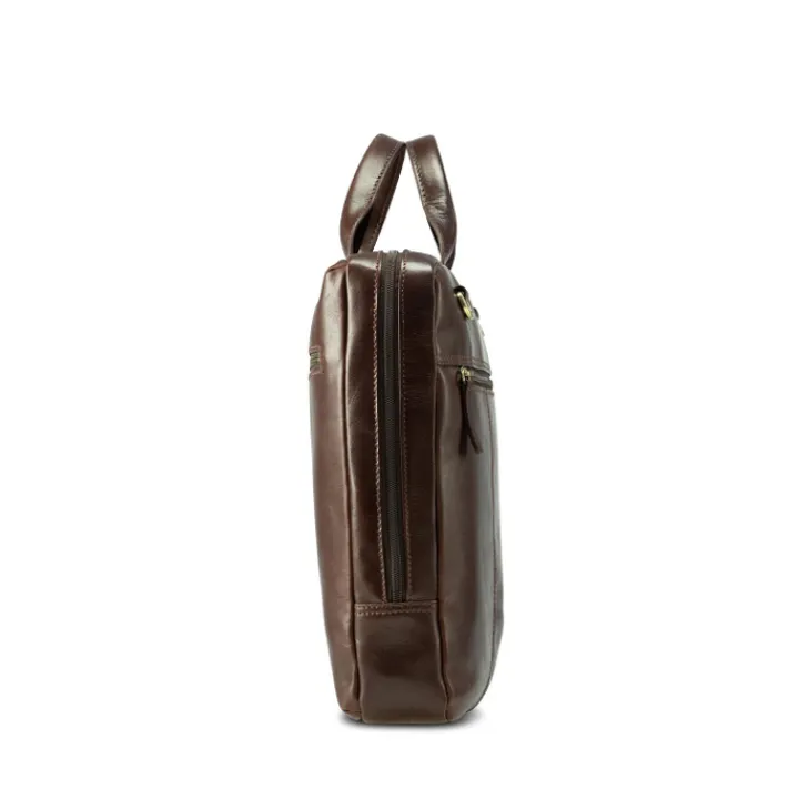 Herentassen|15 Inch Laptoptassen>Jost Skagen Businessbag 1 Comp. brown