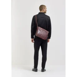 Herentassen|Laptop Schoudertassen>Jost Skagen Shoulderbag M black