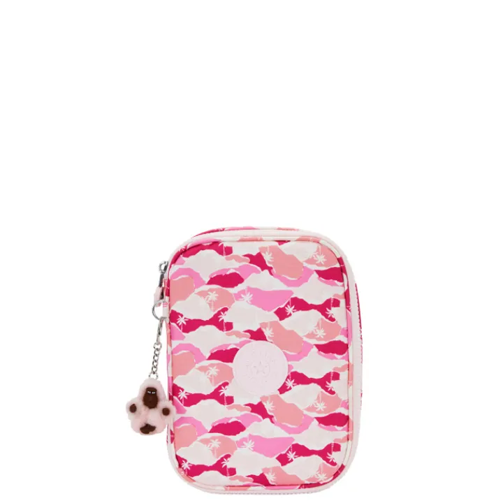 Schooletuis|Etuis>Kipling 100 Pens pink palm