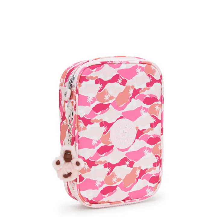 Schooletuis|Etuis>Kipling 100 Pens pink palm