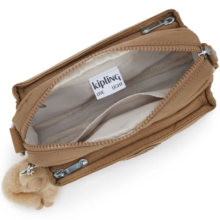 Schoudertassen|Crossbody>Kipling Abanu early tan